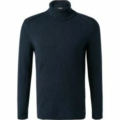 JOOP! Rollkragenpullover Lembert 30028888/405 Baumwolle-Schurwolle, Dunkelblau