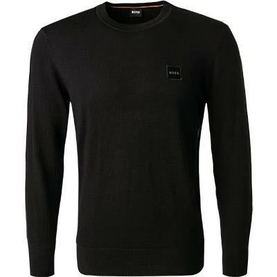 BOSS Pullover Kanovant 50459185/001 Baumwolle-Kaschmir, Schwarz 4 BOSS Pullover Kanovant 50459185/001 Baumwolle-Kaschmir, Schwarz – Bild 2