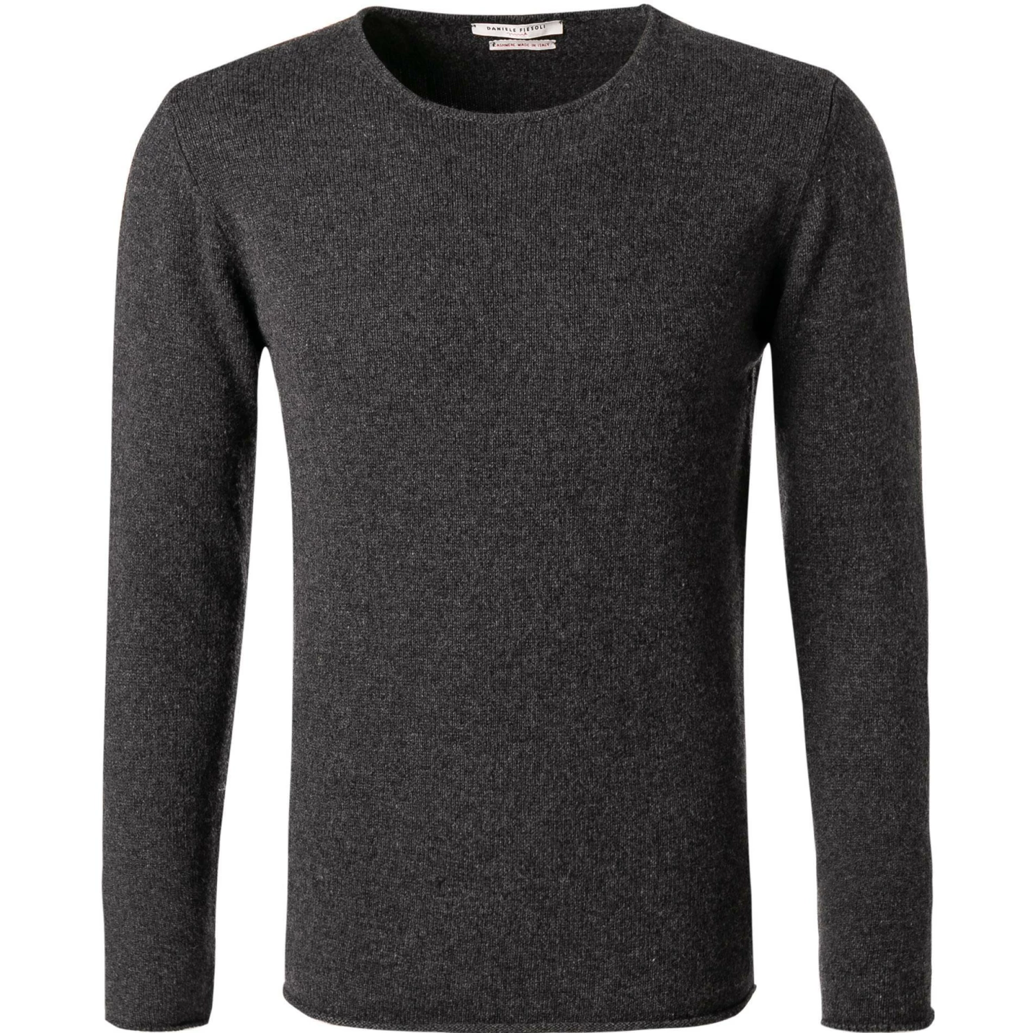 DANIELE FIESOLI Pullover 3010/12 Reines Kaschmir, Asphalt 3 DANIELE FIESOLI Pullover 3010/12 Reines Kaschmir, Asphalt