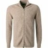 DANIELE FIESOLI Strickjacke 0092/38 Cardigan, Merinowolle, Sand -striangebote 376327 master