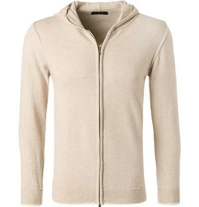 DANIELE FIESOLI Cardigan 0035/Z/38 Merinowolle-Kaschmir, Sand 4 DANIELE FIESOLI Cardigan 0035/Z/38 Merinowolle-Kaschmir, Sand – Bild 2