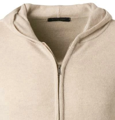 DANIELE FIESOLI Cardigan 0035/Z/38 Merinowolle-Kaschmir, Sand 5 DANIELE FIESOLI Cardigan 0035/Z/38 Merinowolle-Kaschmir, Sand – Bild 3