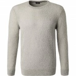 JOOP! Pullover Cosy 30027960/102 Wolle, Hellgrau meliert, Hellgrau