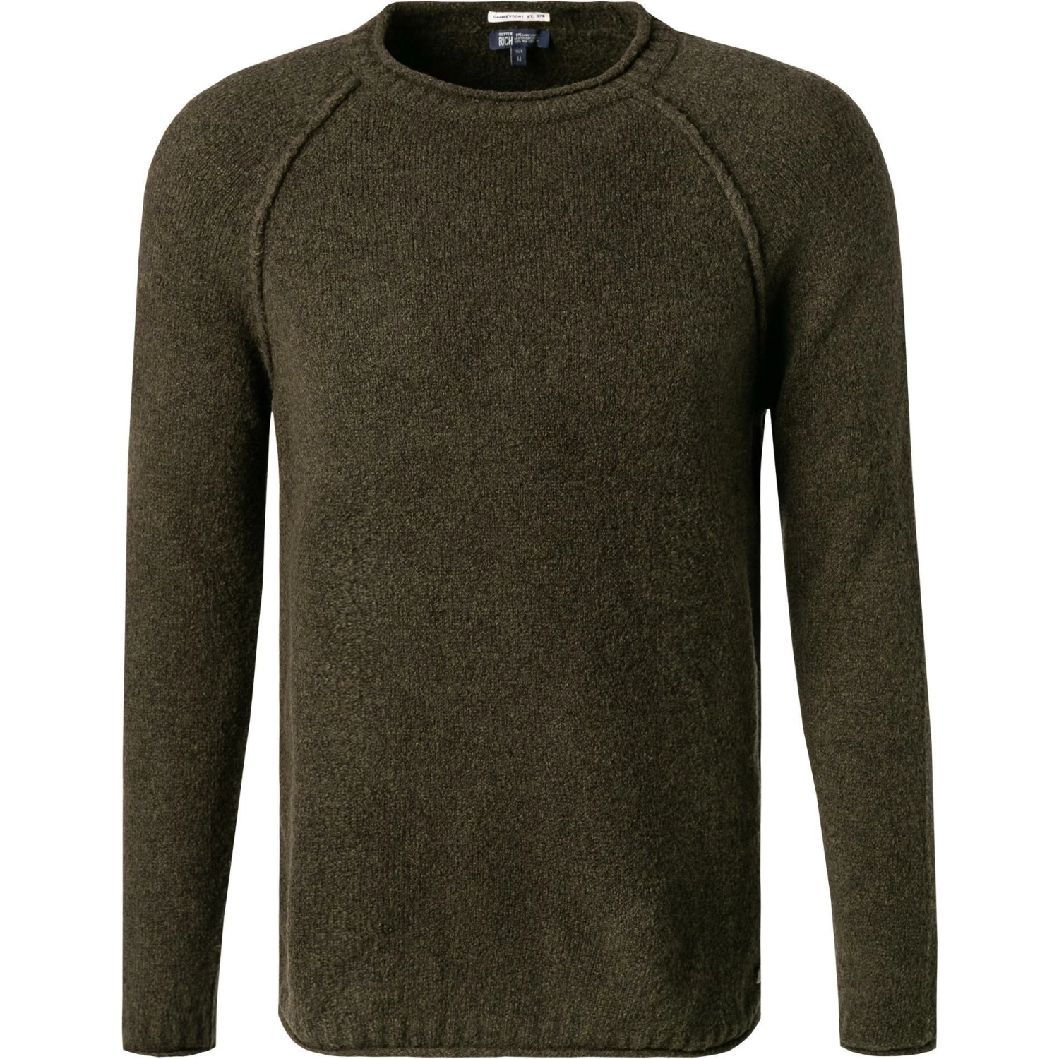 BETTER RICH Pullover M91314100/321 Baumwolle, Dunkelgrün 3 BETTER RICH Pullover M91314100/321 Baumwolle, Dunkelgrün