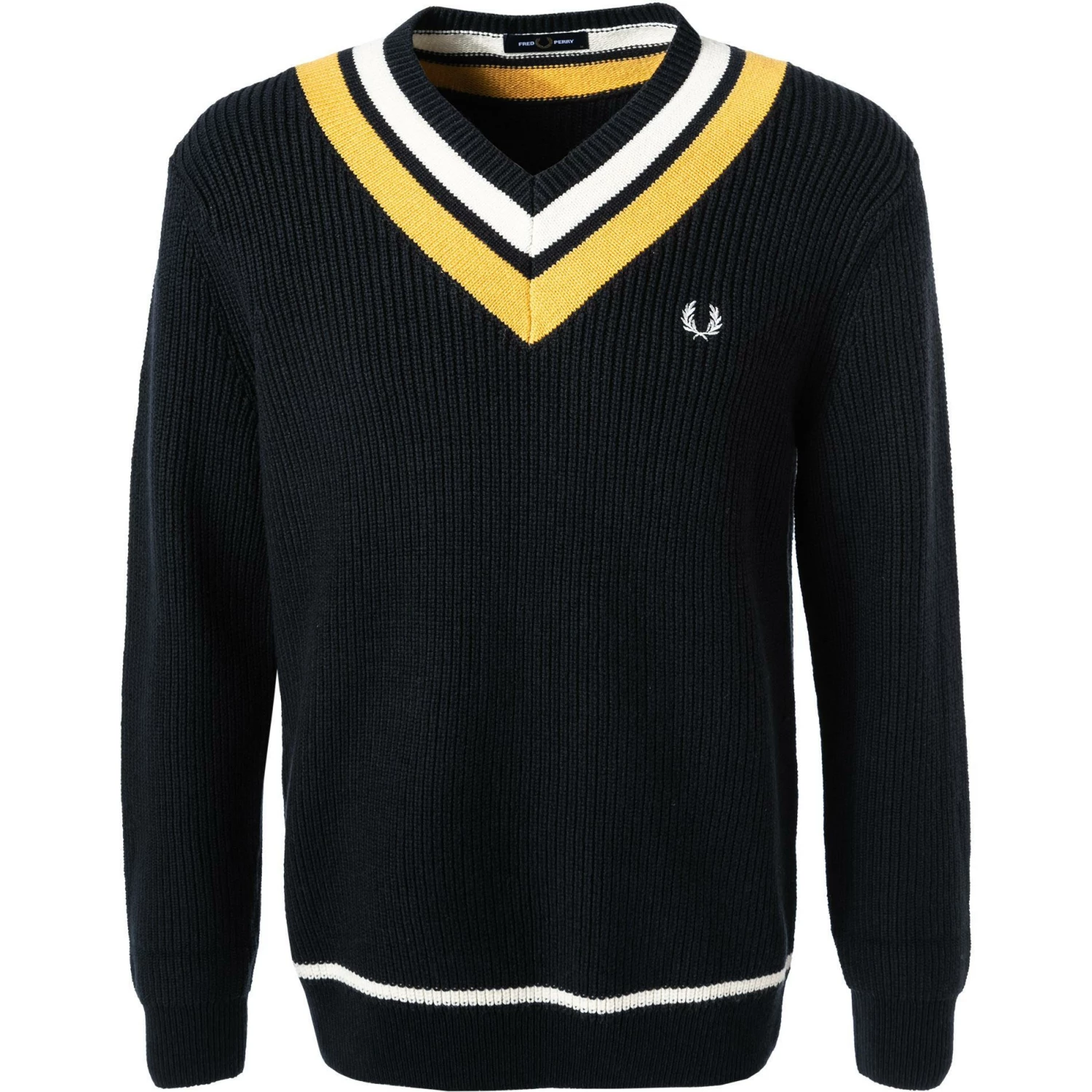 Fred Perry Pullover K2544/608 Wolle, Navy 3 Fred Perry Pullover K2544/608 Wolle, Navy