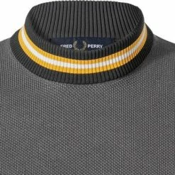 Fred Perry Pullover K2548/G85 Baumwolle, Stahlgrau -striangebote 376530 norm2