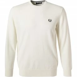 Fred Perry Pullover K9601/170 Wolle, Ecru