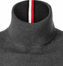 Tommy Hilfiger Pullover MW0MW15444/P92 Rollkragenpullover, Baumwolle-Kaschmir, Dunkelgrau meliert, Dunkelgrau -striangebote 376601 norm2