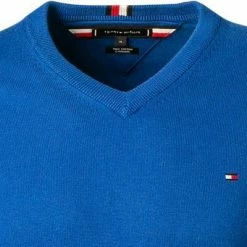 Tommy Hilfiger Pullover MW0MW11673/C5K Baumwolle-Kaschmir, Kobaltblau, Kobalt -striangebote 376608 norm2
