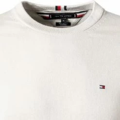 Tommy Hilfiger Pullover MW0MW11674/AF3 Baumwolle-Kaschmir, Wollweiß -striangebote 376610 norm2