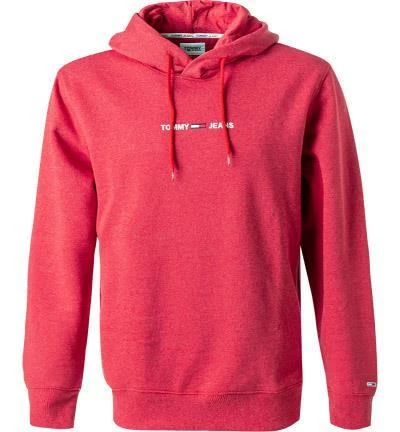TOMMY JEANS Hoodie DM0DM11632/XNL Baumwolle, Rot meliert, Rot 4 TOMMY JEANS Hoodie DM0DM11632/XNL Baumwolle, Rot meliert, Rot – Bild 2