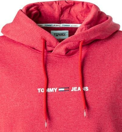 TOMMY JEANS Hoodie DM0DM11632/XNL Baumwolle, Rot meliert, Rot 5 TOMMY JEANS Hoodie DM0DM11632/XNL Baumwolle, Rot meliert, Rot – Bild 3