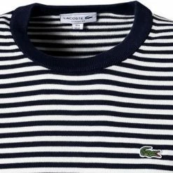 LACOSTE Pullover AH8842/HHW Classic Fit, Baumwolle, Dunkelblau-weiß gestreift, Dunkelblau-weiß 8 LACOSTE Pullover AH8842/HHW Classic Fit, Baumwolle, Dunkelblau-weiß gestreift, Dunkelblau-weiß -striangebote 376650 norm2