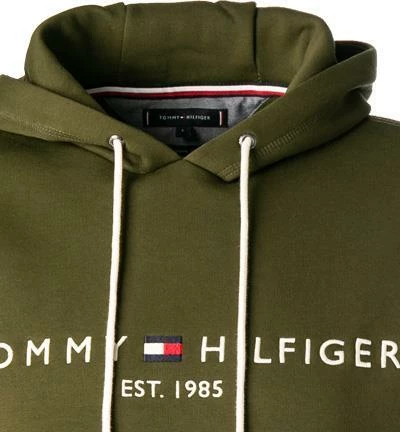 Tommy Hilfiger Hoodie MW0MW11599/GYY Bio Baumwolle, Olivgrün, Oliv 5 Tommy Hilfiger Hoodie MW0MW11599/GYY Bio Baumwolle, Olivgrün, Oliv – Bild 3