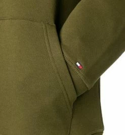 Tommy Hilfiger Hoodie MW0MW11599/GYY Bio Baumwolle, Olivgrün, Oliv 11 Tommy Hilfiger Hoodie MW0MW11599/GYY Bio Baumwolle, Olivgrün, Oliv -striangebote 376665 norm3