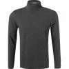 OLYMP Level Five Body Fit Longsleeve 5641/84/67 Baumwolle-Kaschmir, Anthrazit meliert, Anthrazit