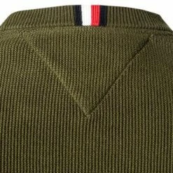 Tommy Hilfiger Pullover MW0MW19533/GYY Bio Baumwolle, Olivgrün, Oliv -striangebote 376691 norm3