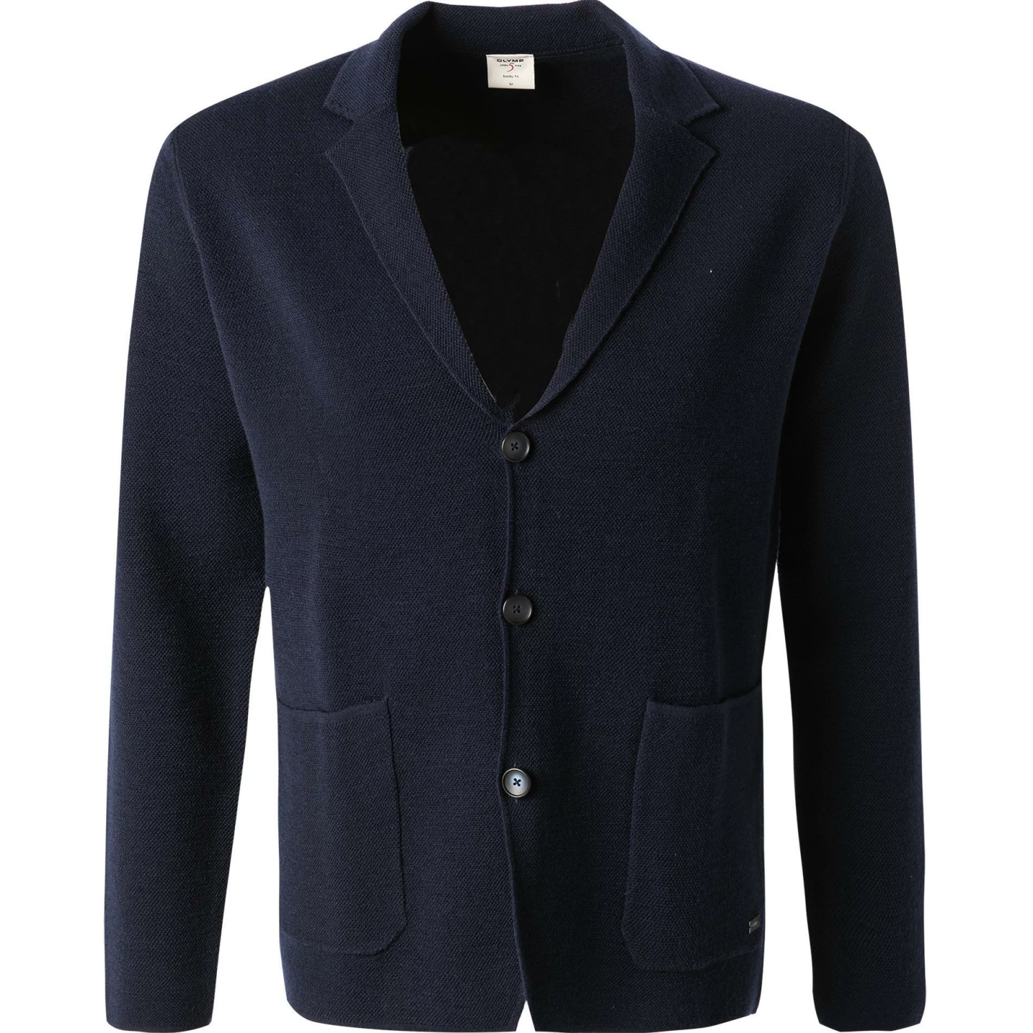 OLYMP Casual Level Five B. Fit Cardigan 5377/86/18 Stricksakko, Body Fit, Schurwolle, Marineblau, Marine 3 OLYMP Casual Level Five B. Fit Cardigan 5377/86/18 Stricksakko, Body Fit, Schurwolle, Marineblau, Marine