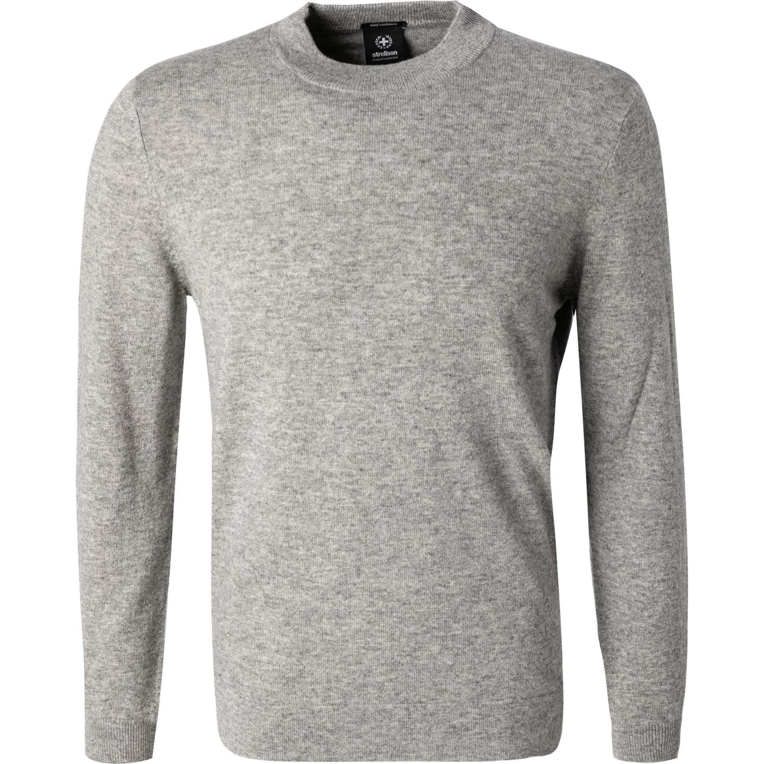 Strellson Pullover Cassim 30029632/032 Wolle-Kaschmir, Grau meliert, Grau 3 Strellson Pullover Cassim 30029632/032 Wolle-Kaschmir, Grau meliert, Grau