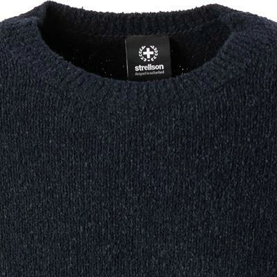 Strellson Pullover Bosse 30028120/401 Baumwolle, Nachtblau 5 Strellson Pullover Bosse 30028120/401 Baumwolle, Nachtblau – Bild 3
