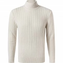 Strellson Pullover Hamilton 30028017/052 Rollkragenpullover, Wolle, Ecru