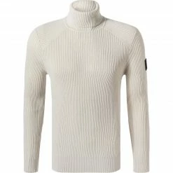 Strellson Pullover Hamilton 30028117/052 Rollkragenpullover, Schurwolle, Ecru