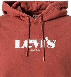 Levi's® Hoodie 38479/0064 Hoodie. Baumwolle, Ziegelrot -striangebote 376799 norm2