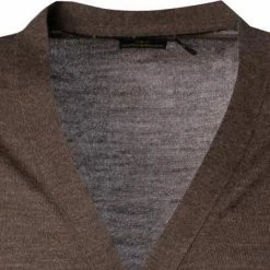 Polo Ralph Lauren Cardigan 710763372/005 Merinowolle waschbar, Braun meliert, Braun -striangebote 376817 norm2