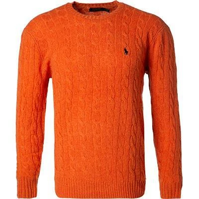 Polo Ralph Lauren Pullover 710719546/027 Wolle-Kaschmir, Orange meliert, Orange 4 Polo Ralph Lauren Pullover 710719546/027 Wolle-Kaschmir, Orange meliert, Orange – Bild 2