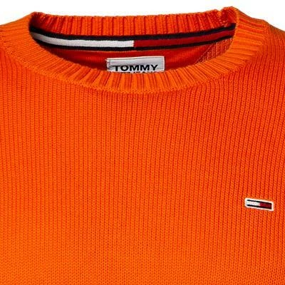TOMMY JEANS Pullover DM0DM11856/SEF Bio Baumwolle, Orange 5 TOMMY JEANS Pullover DM0DM11856/SEF Bio Baumwolle, Orange – Bild 3