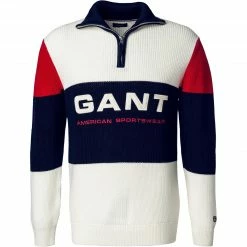 striangebote 40 Gant Troyer 8030108/113 Toyer, Baumwolle, Navy-wollweiß, Wollweiß