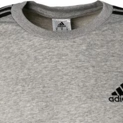 adidas ORIGINALS M 3S FT grey-black GK9101 Pullover, Baumwolle, Grau meliert 8 adidas ORIGINALS M 3S FT grey-black GK9101 Pullover, Baumwolle, Grau meliert -striangebote 376969 norm2