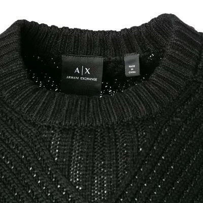 ARMANI EXCHANGE Pullover 6KZM2A/ZMY1Z/1200 Mikrofaser, Schwarz 5 ARMANI EXCHANGE Pullover 6KZM2A/ZMY1Z/1200 Mikrofaser, Schwarz – Bild 3