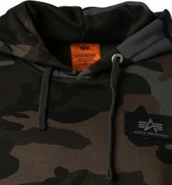 ALPHA INDUSTRIES Hoodie X-Fit Camo 158321C/125 Baumwolle, Camouflage, Schwarz 9 ALPHA INDUSTRIES Hoodie X-Fit Camo 158321C/125 Baumwolle, Camouflage, Schwarz -striangebote 377131 norm2