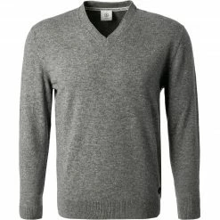 BOGNER Pullover Maddox 8871/2761/017 Schurwolle-Kaschmir, Grau meliert, Grau