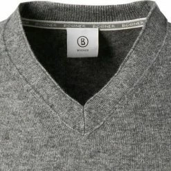 BOGNER Pullover Maddox 8871/2761/017 Schurwolle-Kaschmir, Grau meliert, Grau -striangebote 377243 norm2