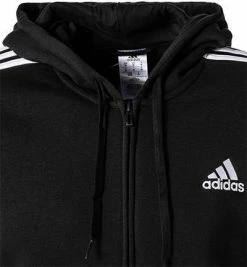 adidas ORIGINALS M CUT 3S FZ black-white GK9585 Sweatjacke, Baumwolle, Schwarz -striangebote 377252 norm2