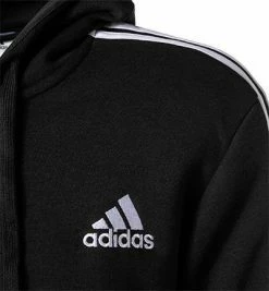 adidas ORIGINALS M CUT 3S FZ black-white GK9585 Sweatjacke, Baumwolle, Schwarz -striangebote 377252 norm3