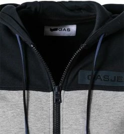 GAS Sweatjacke 552518 185006/BC18 Bio Baumwolle, Nachtblau -striangebote 377306 norm2