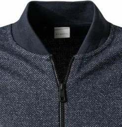 bugatti Pullover 8750/85074/390 Sweatjacke, Baumwolle, Nachtblau meliert, Nachtblau -striangebote 377356 norm2