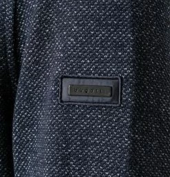 bugatti Pullover 8750/85074/390 Sweatjacke, Baumwolle, Nachtblau meliert, Nachtblau -striangebote 377356 norm3