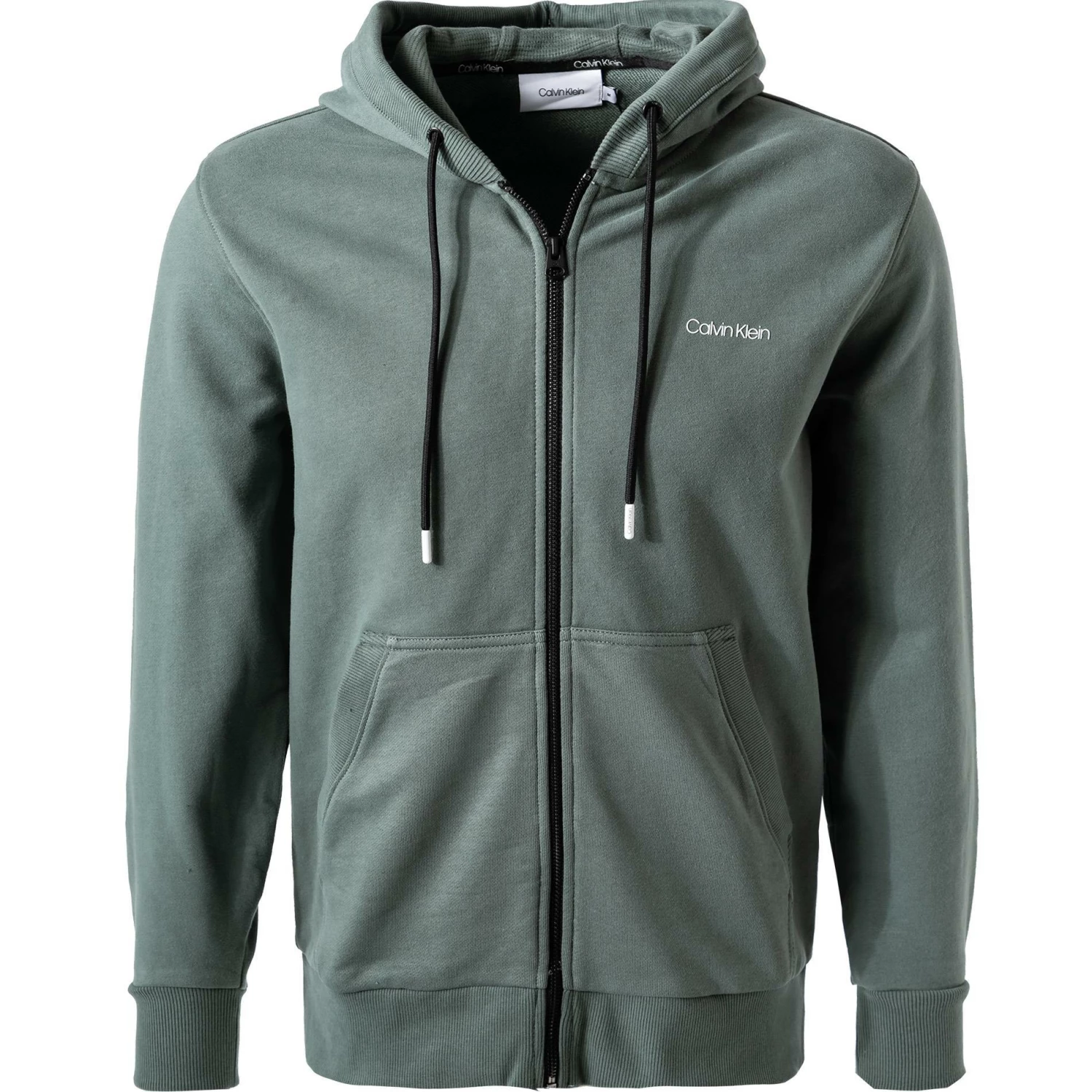 Calvin Klein Sweatjacke K10K107032/LA7 Bio Baumwolle, Salbei, Grün 3 Calvin Klein Sweatjacke K10K107032/LA7 Bio Baumwolle, Salbei, Grün