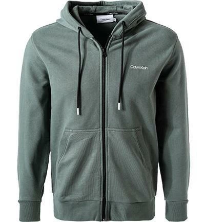 Calvin Klein Sweatjacke K10K107032/LA7 Bio Baumwolle, Salbei, Grün 4 Calvin Klein Sweatjacke K10K107032/LA7 Bio Baumwolle, Salbei, Grün – Bild 2