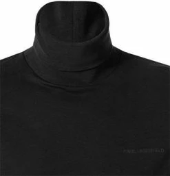 KARL LAGERFELD Pullover 755032/0/512226/990 Rollkragenshirt, Baumwolle, Schwarz -striangebote 377479 norm2