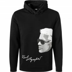 KARL LAGERFELD Hoodie 705007/0/512913/990 Baumwolle, Schwarz
