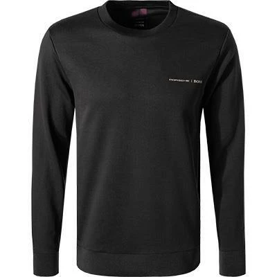 BOSS Sweatshirt Stadler 50457041/001 Baumwolle, Schwarz 4 BOSS Sweatshirt Stadler 50457041/001 Baumwolle, Schwarz – Bild 2