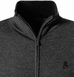 KARL LAGERFELD Cardigan 655004/0/512399/971 Strickjacke, Merinowolle, Anthrazit meliert, Anthrazit -striangebote 377489 norm2