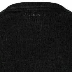 KARL LAGERFELD Pullover 655000/0/512399/990 Merinowolle, Schwarz -striangebote 377530 norm3