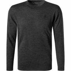 KARL LAGERFELD Pullover 655000/0/512399/971 Merinowolle, Anthrazit meliert, Anthrazit