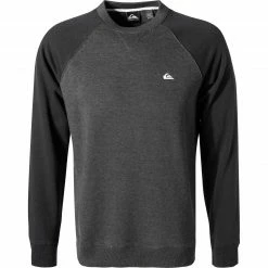 Quiksilver Sweatshirt EQYFT04485/KRPH Bio Baumwolle, Anthrazit meliert, Anthrazit